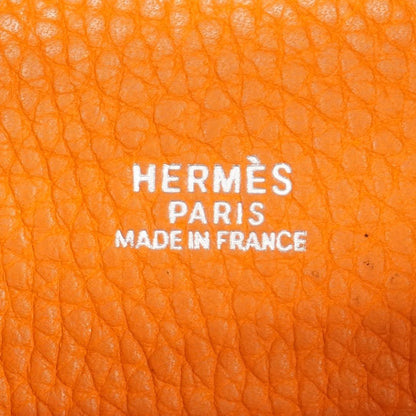 Hermes Handbag Picotin PM Taurillon Clemence Orange Silver — view 5