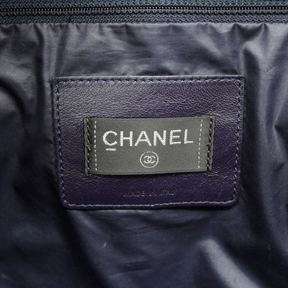 Chanel Backpack Coco Neige Nylon White Silver — view 5