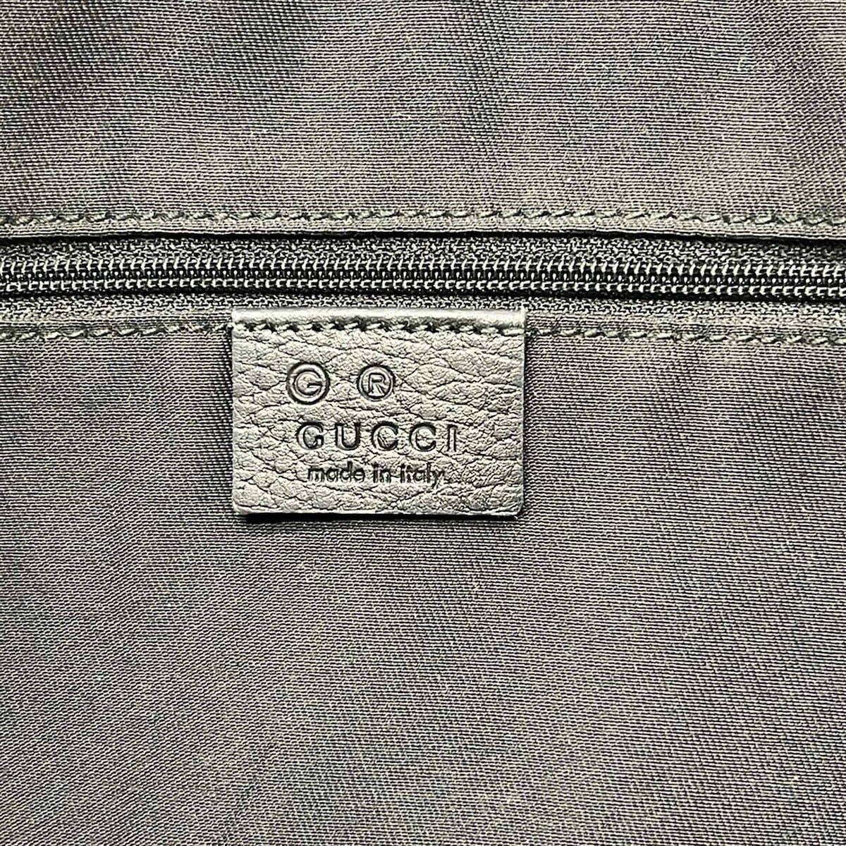 Gucci Shoulder Bag Abbey Dark Brown Leather — view 8