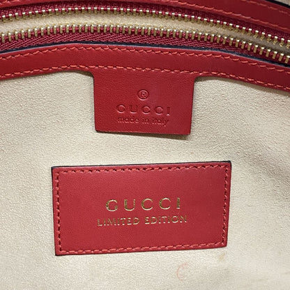 Gucci Handbag GG Supreme Brown Red Gold 2-Way Bag — view 5