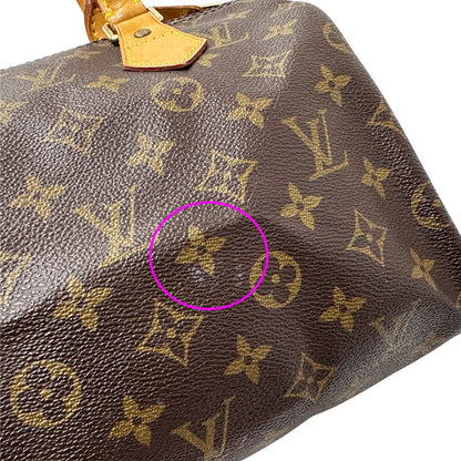 Louis Vuitton Monogram Speedy 25 Boston Bag Mini Handle Small — view 8