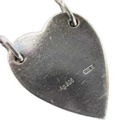 Gucci Heart Plate 925 Sterling Silver Bracelet — view 4