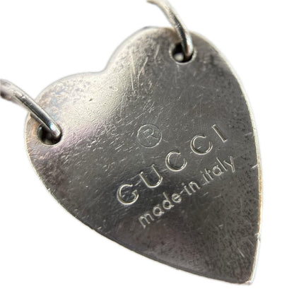 Gucci Heart Plate 925 Sterling Silver Bracelet — view 3