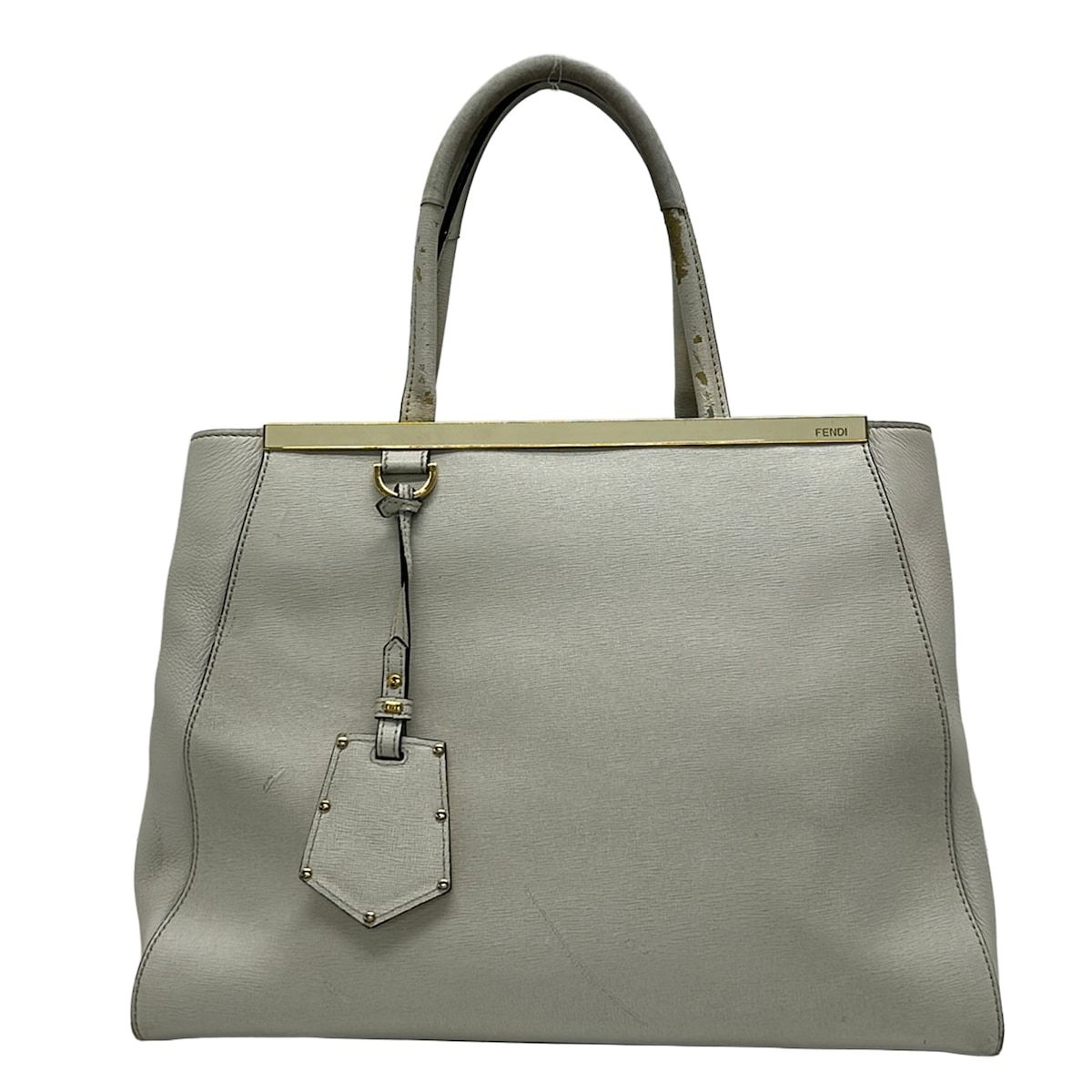 Fendi Tote Bag Toujours Ivory Leather