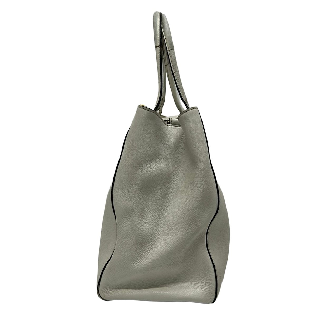 Fendi Tote Bag Toujours Ivory Leather — view 2