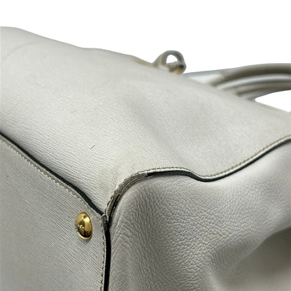 Fendi Tote Bag Toujours Ivory Leather — view 6