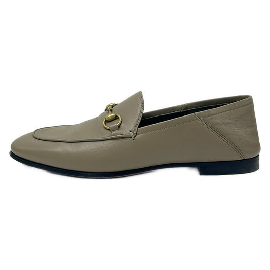 Gucci Loafers Brixton Beige Horsebit Leather