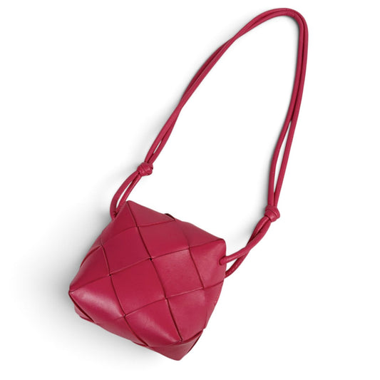 Bottega Veneta Mini Cassette Camera Bag Pink