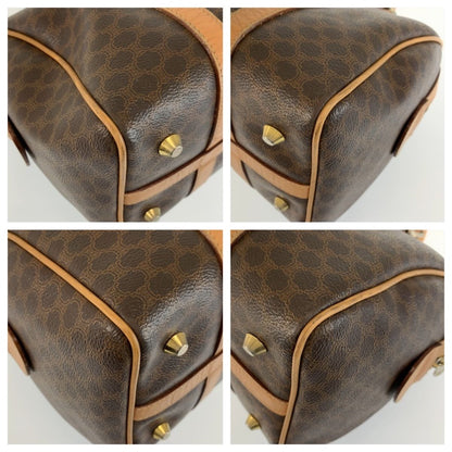 Celine Vintage Macadam Brown Leather Mini Boston Bag — view 4