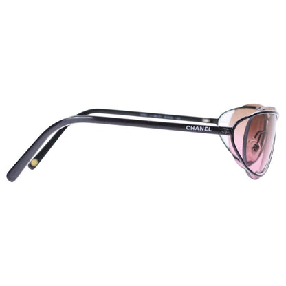 Chanel Rimless Degree Sunglasses Eyewear 61 Gray Purple Lens Black — view 6