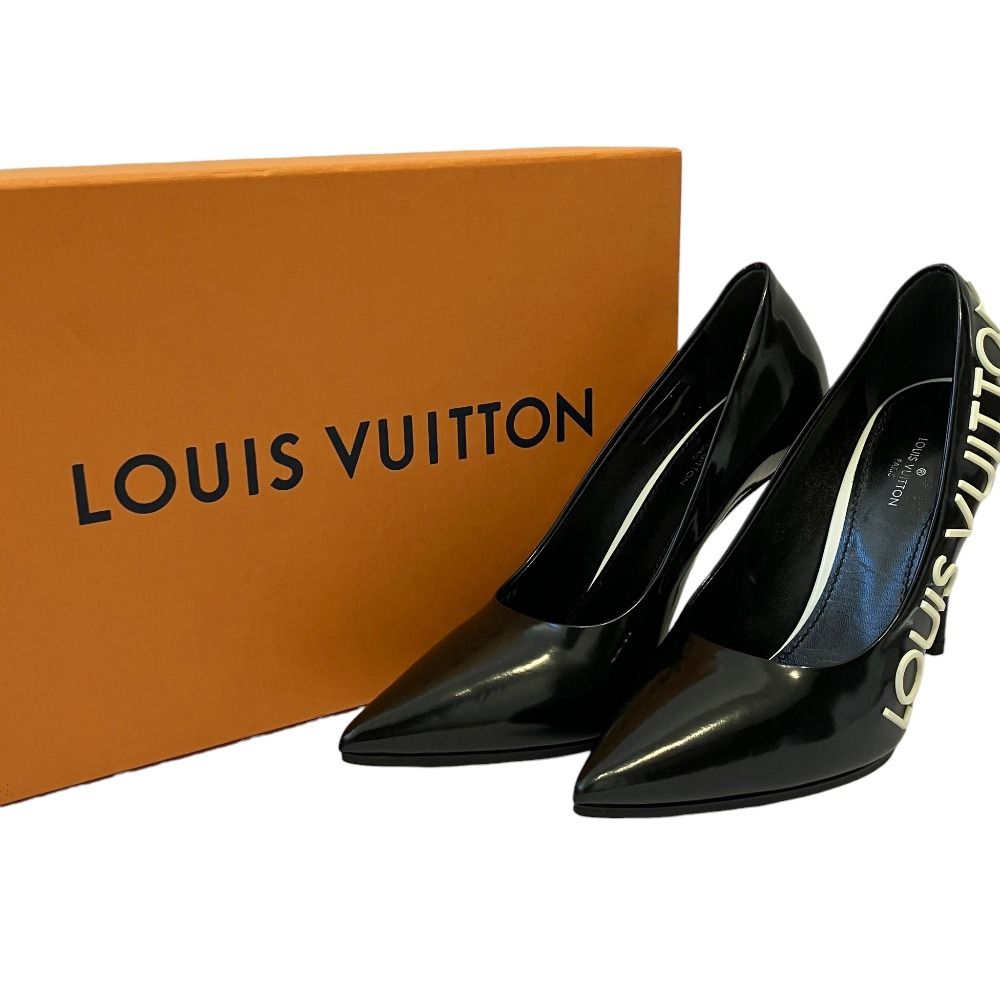 Louis Vuitton Callback Line Patent Leather Pumps Black Spring Summer Fall