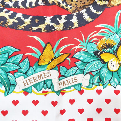 Hermes Silk 100% Carre 90 Jungle Love Scarf Multicolor — view 3