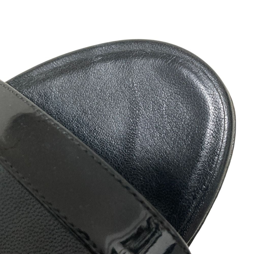 Chanel CC Logo Ankle Strap Sandals Black Spring Summer — view 8