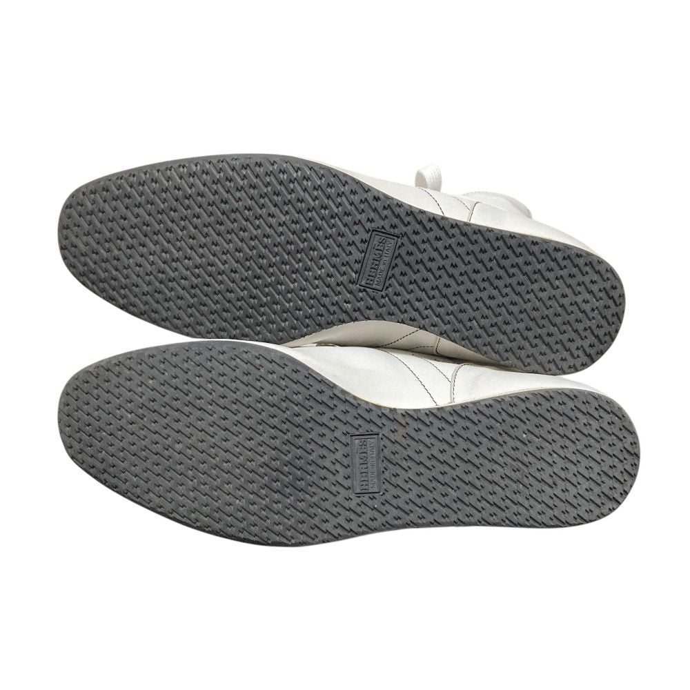 Hermes H Logo Leather High Top Sneakers White Spring Summer Fall Winter — view 5