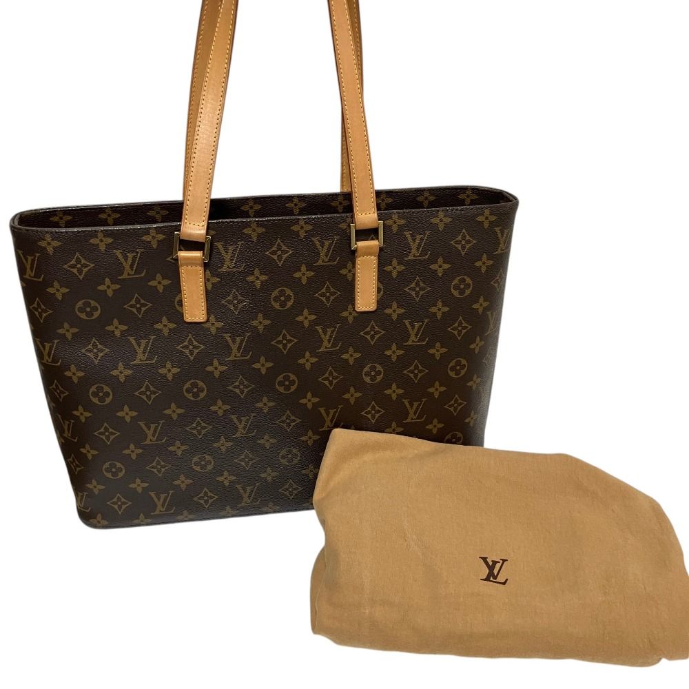 Louis Vuitton Luco Monogram Tote Bag Brown — view 5