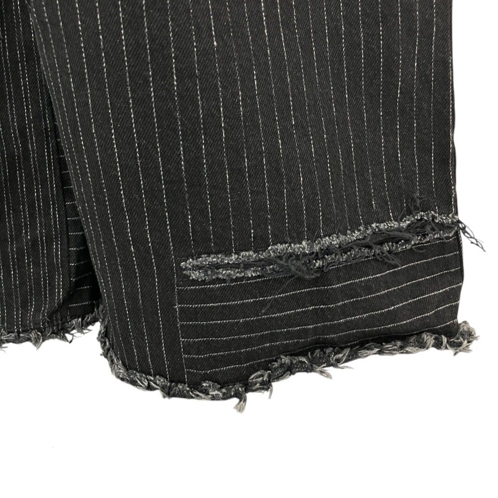 Chanel 22C CC Logo Button Stripe Overalls Black Spring Summer Fall Winter 38 — view 8