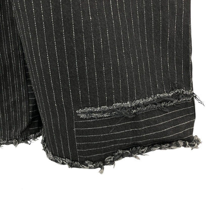 Chanel 22C CC Logo Button Stripe Overalls Black Spring Summer Fall Winter 38 — view 8