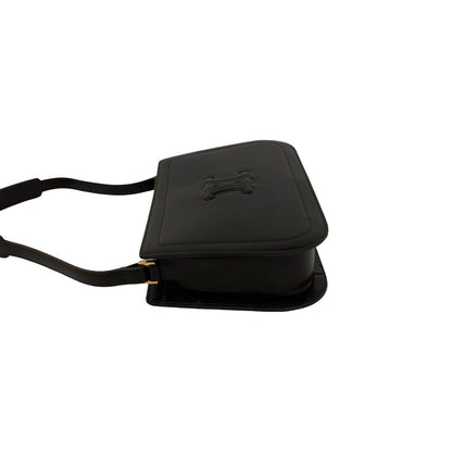 Celine Triomphe Logo Leather Shoulder Bag Brown — view 5