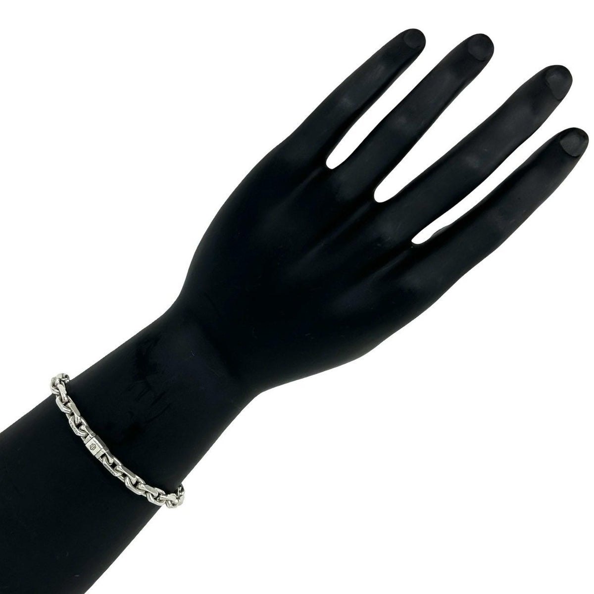 Tiffany & Co Makers Bracelet Silver 18K Yellow Gold Chain — view 2