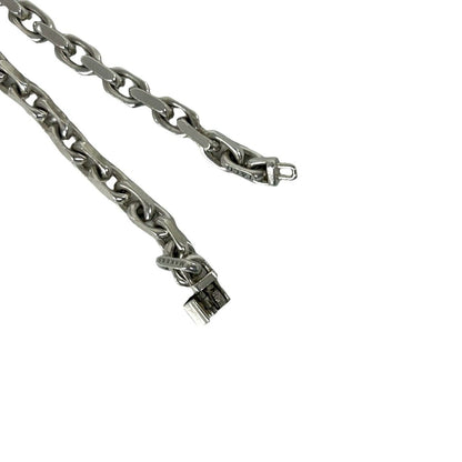 Tiffany & Co Makers Bracelet Silver 18K Yellow Gold Chain — view 4