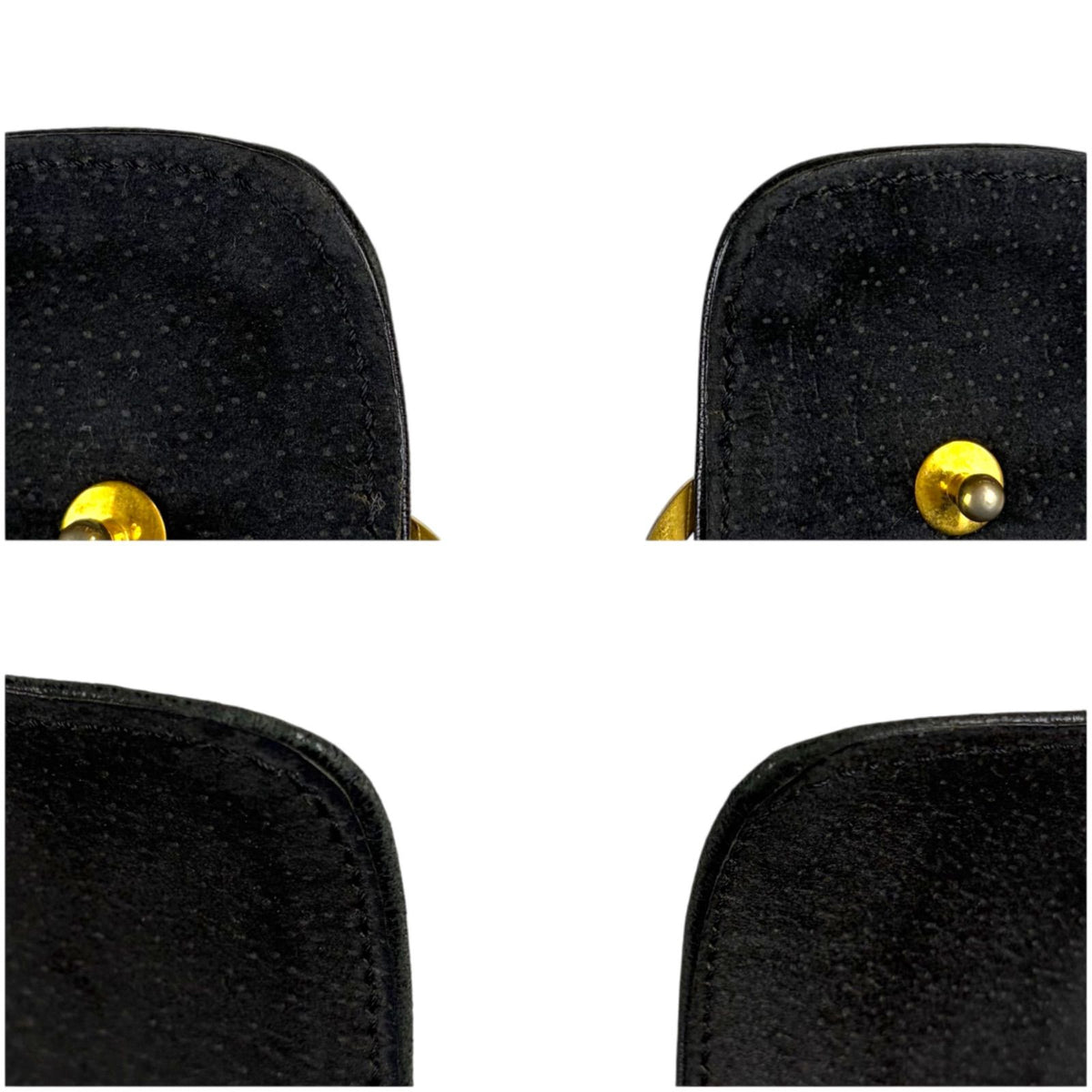 Loewe Anagram Belt Black Logo Buckle Thick Leather — view 6