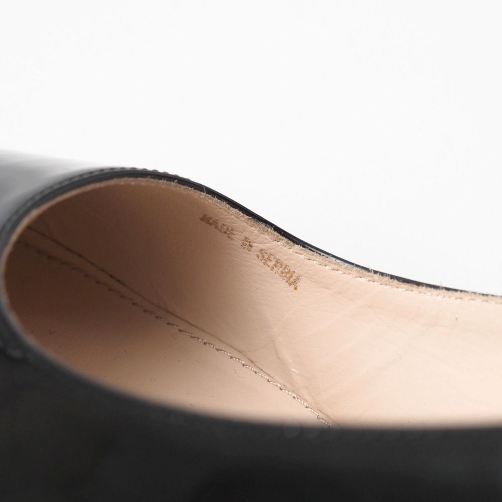 Prada Pumps Mary Jane Patent Square Toe Chunky Heel Strap/rb — view 7