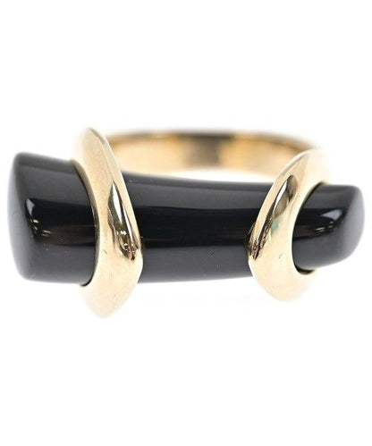 Gucci Onyx Ring 18K Yellow Gold New