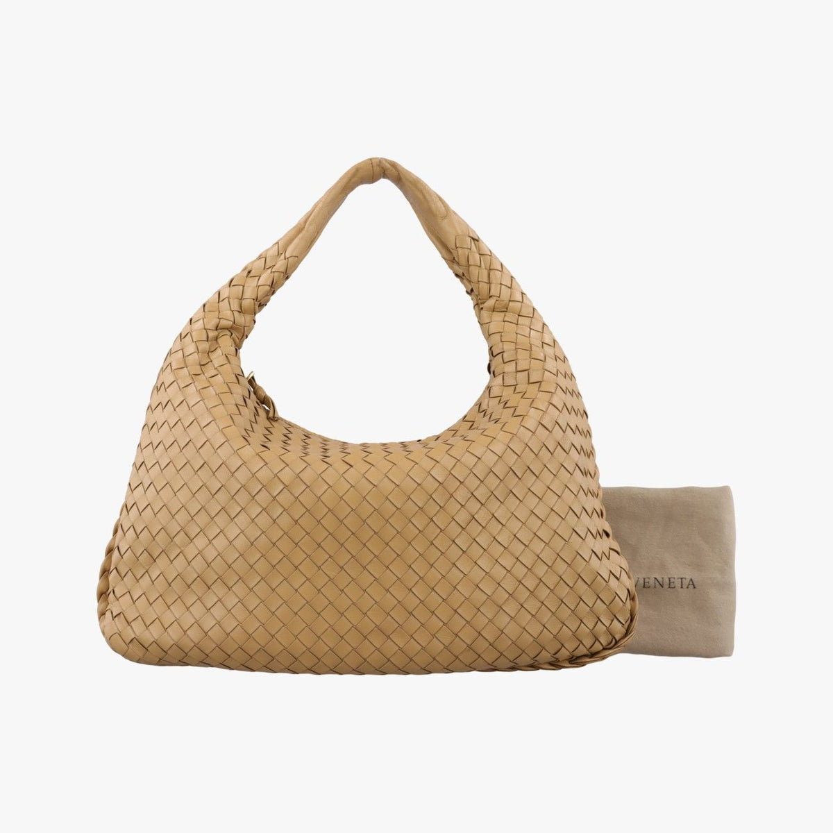 Bottega Veneta Intrecciato Beige Lambskin
