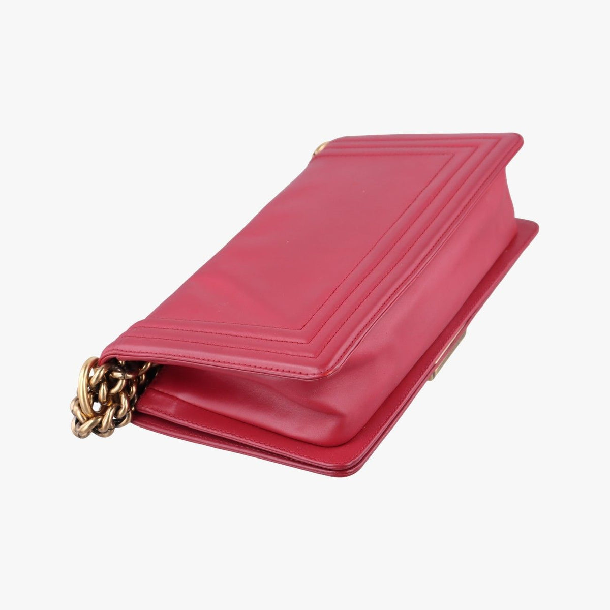 Chanel Boy Red Leather — view 7