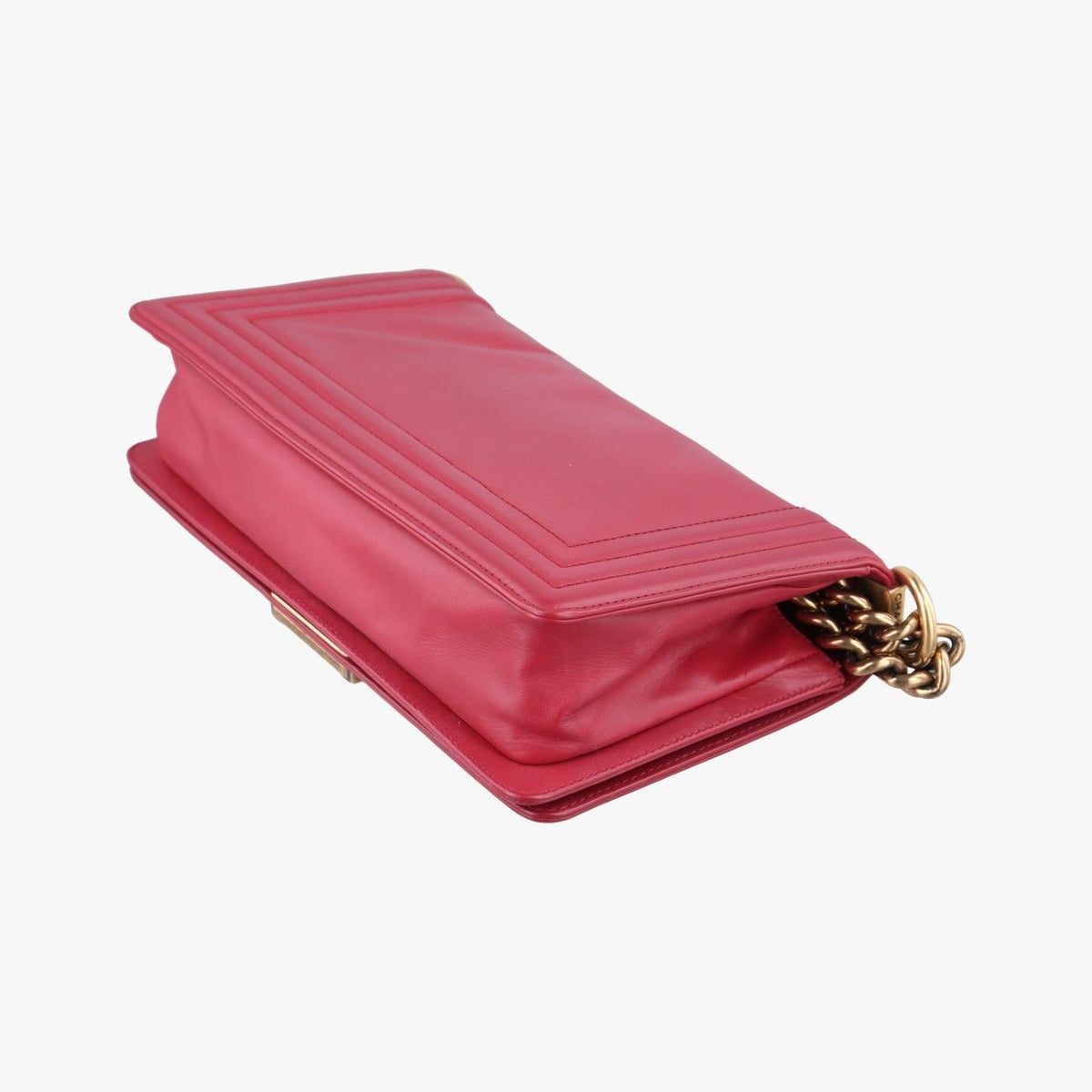Chanel Boy Red Leather — view 6