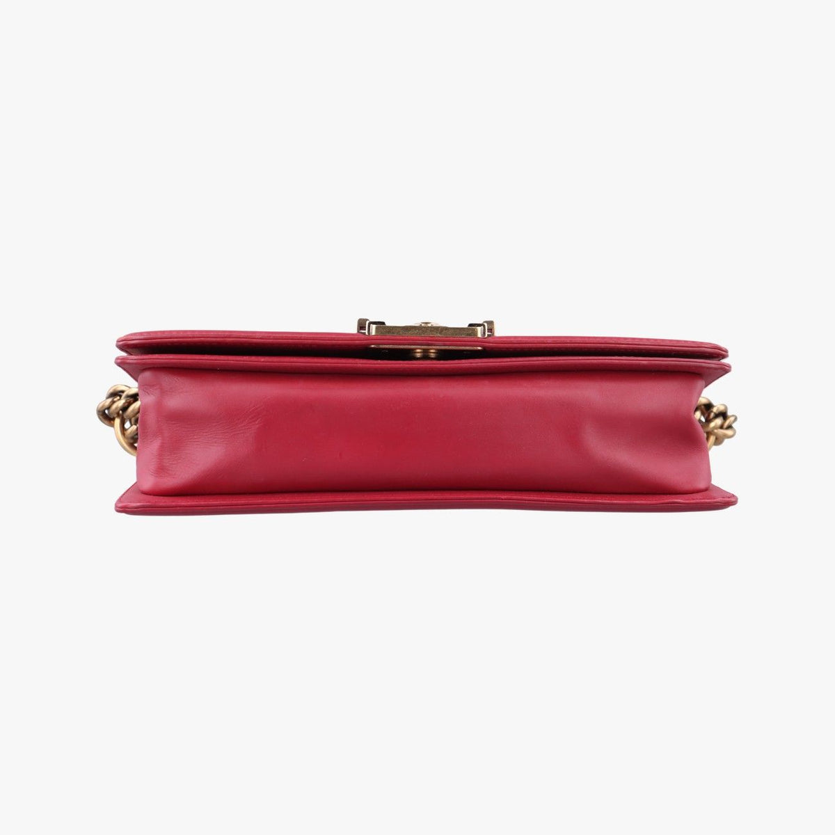 Chanel Boy Red Leather — view 3