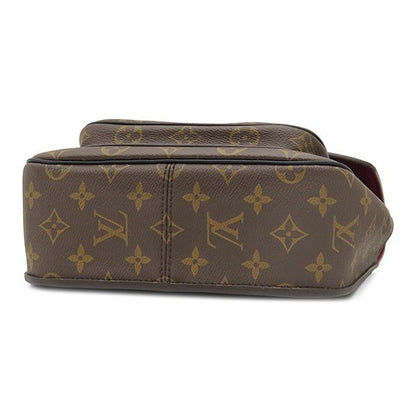 Louis Vuitton Shoulder Bag Passy Monogram Canvas Leather Gold Brown Bordeaux — view 3