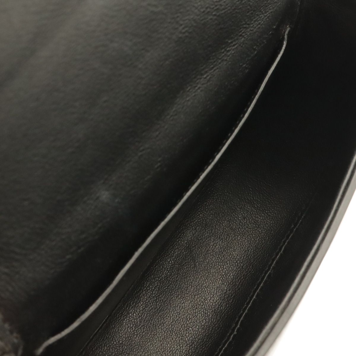 Celine Horsebit Small Shoulder Bag Pochette Crossbody Leather Black Gold — view 5