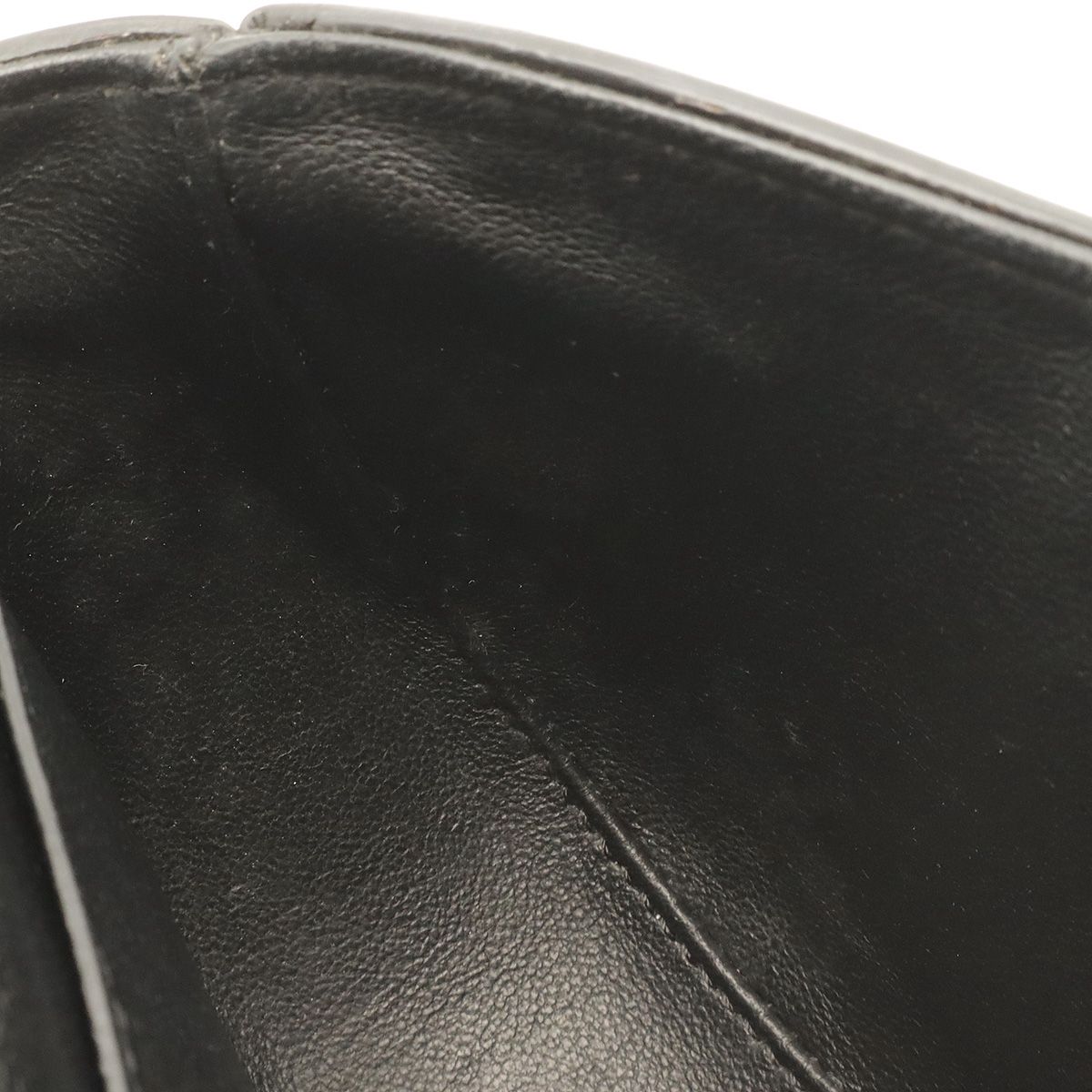 Celine Horsebit Small Shoulder Bag Pochette Crossbody Leather Black Gold — view 6