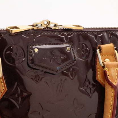 Louis Vuitton Monogram Vernis Montebello MM Handbag Patent Leather Amarante — view 7