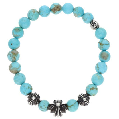 Chrome Hearts 8 Bead Bracelet 8 Turquoise