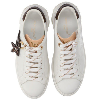 Louis Vuitton Time Out Line Monogram Lambskin Charm Low-Top Sneakers — view 4