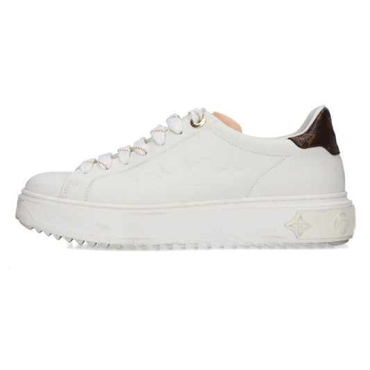 Louis Vuitton Time Out Line Monogram Lambskin Charm Low-Top Sneakers