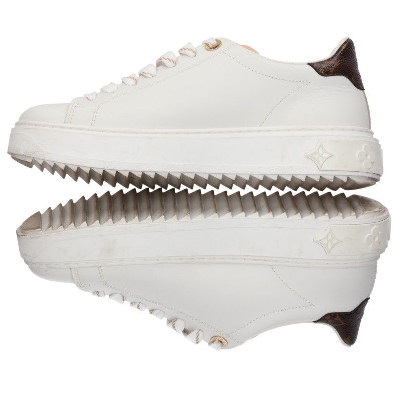 Louis Vuitton Time Out Line Monogram Lambskin Charm Low-Top Sneakers — view 5