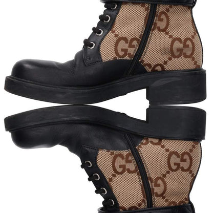 Gucci Jumbo GG Marmont Side Zip Boots — view 5