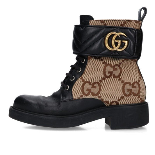 Gucci Jumbo GG Marmont Side Zip Boots