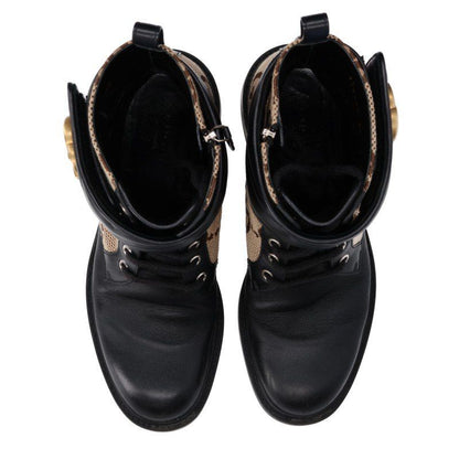 Gucci Jumbo GG Marmont Side Zip Boots — view 4
