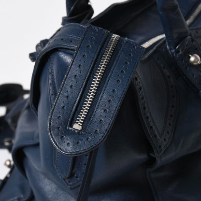 Balenciaga Riva City Liberty 2-Way Shoulder Bag Perforated Silver — view 5