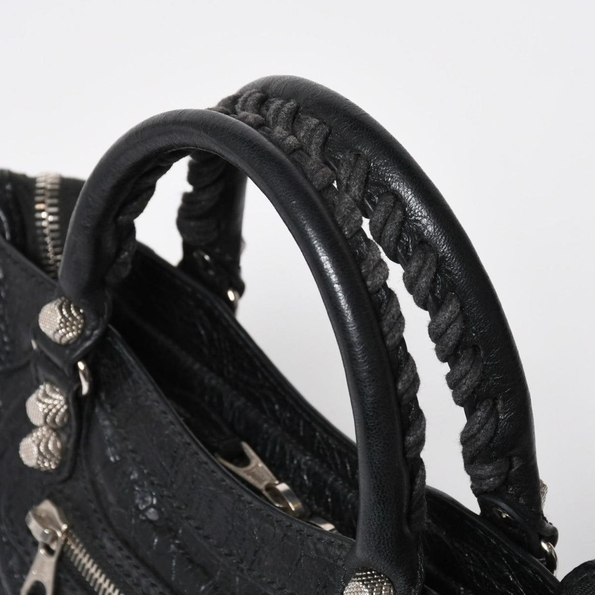 Balenciaga Classic Mini City 2-Way Handbag Black — view 5
