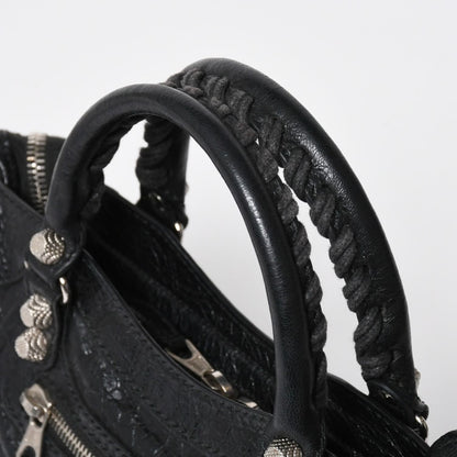 Balenciaga Classic Mini City 2-Way Handbag Black — view 5