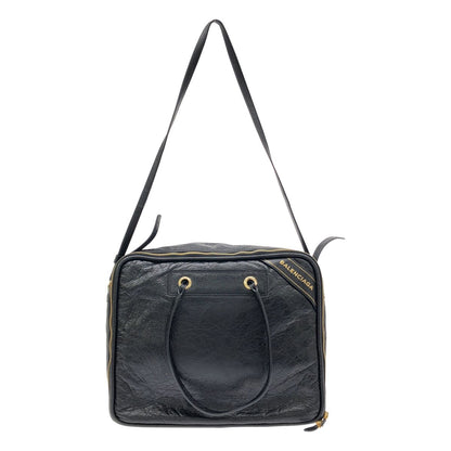 Balenciaga Blanket 2-Way Shoulder Bag Black