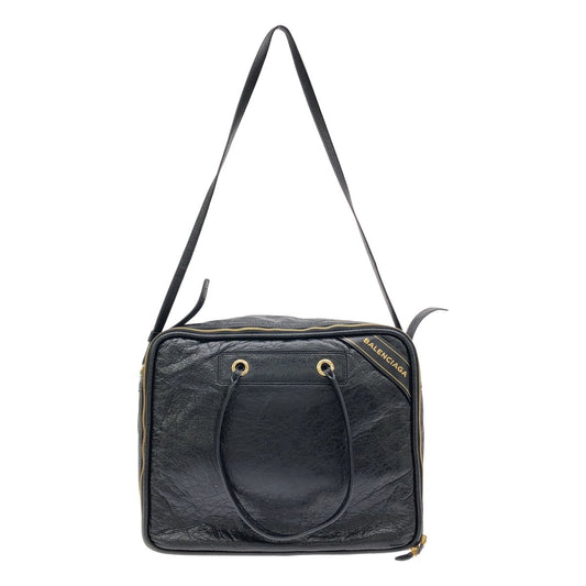 Balenciaga Blanket 2-Way Shoulder Bag Black