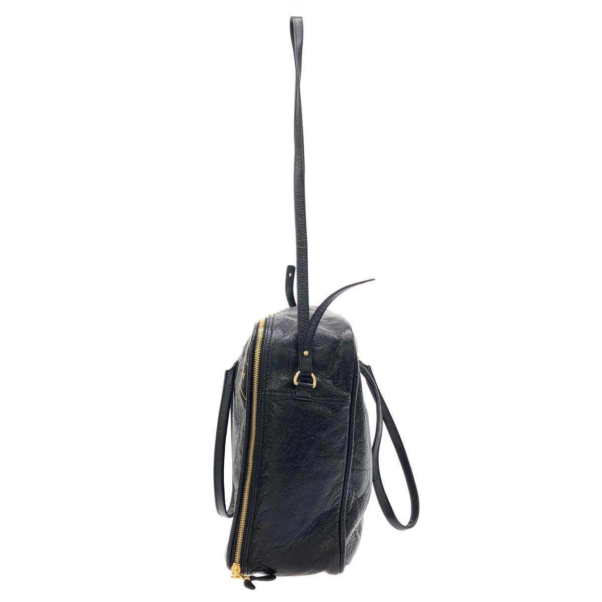 Balenciaga Blanket 2-Way Shoulder Bag Black — view 3