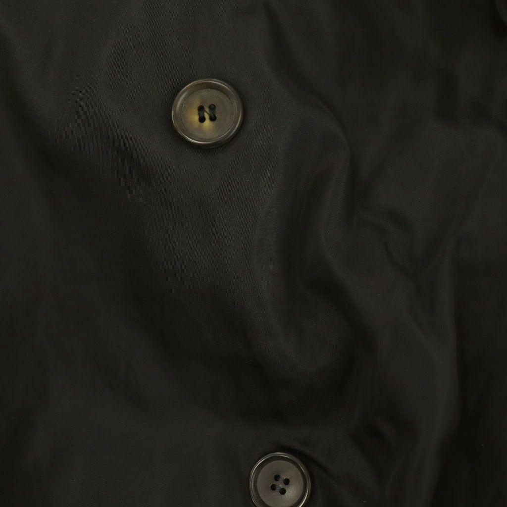 Prada Archive Nylon Trench Coat Long Black AD L — view 8