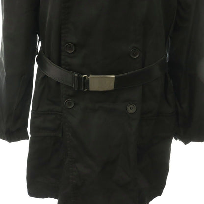 Prada Archive Nylon Trench Coat Long Black AD L — view 5
